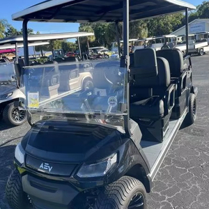 Voiturette de golf électrique 6 places 2026 Advanced EV Advent 6L Black Lithium 100x - Product Image 1