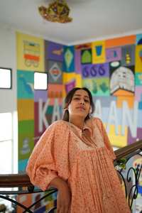 Collection été Femmes 2024 Femmes Casual loose Fitted Long Printed Maxi Dresses For Women cotton made dresses - Product Image 3