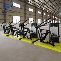 Máquina Comercial de Pulldown Sentado con Pila de Pesas de 100 kg, Equipo de Entrenamiento de Fuerza para Gimnasios Comerciales
