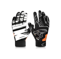 Guantes de Fútbol Americano Personalizados al por Mayor de Alta Calidad Hoserz International para Receptores Juveniles con Servicio OEM