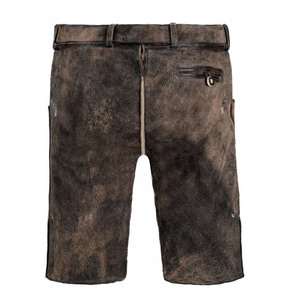 Vente en gros de shorts en cuir brodés Lederhosen au meilleur design High Street Wear Shorts brodés en cuir Lederhosen à la mode - Product Image 3