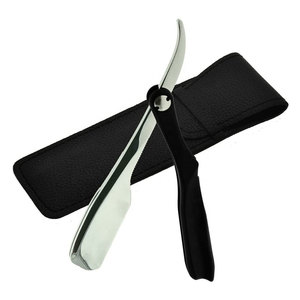 Maquinilla de afeitar profesional de acero inoxidable de un solo filo para uso capilar y facial, reutilizable, fabricada en Pakistán, Hoja de Seguridad para barbería - Product Image 1