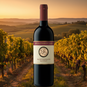 Montefalco Rosso DOC Structured Umbrian Red <b>Wine</b> 750ml 6 Bottles Per Box Spoleto Ducale 750ml Red <b>Wine</b> 6 Bottles Per Box - Product Image 3
