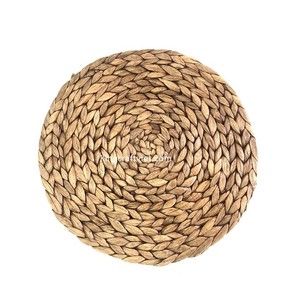 Handwoven Water Hyacinth Round King Craft Viet Braided Plait Mats & Pads <b>Seagrass</b> Charger Plate From Vietnam Manufacture - Product Image 5