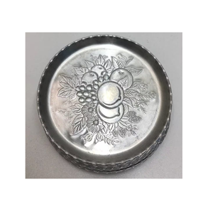 Posavasos de aluminio con soporte Cantidad a granel Hecho EN LA India Hecho a mano Único Moderno Nuevos diseños Precio de fábrica directo - Product Image 1