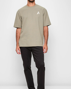 T-shirt à col rond surdimensionné de haute qualité pour hommes 100% coton avec broderie de logo personnalisée et impression numérique - Product Image 5