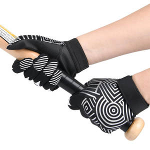 Nouveaux gants de frappeur de baseball à prise parfaite de qualité supérieure gants de frappeur de baseball antidérapants en cuir pur - Product Image 4