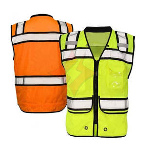 Chaleco de Seguridad Reflectante Fluorescente de Alta Visibilidad Personalizado, ANSI Clase 1, Impermeable, con Logotipo Personalizado, Ropa de Trabajo de Alta Calidad - Product Image 1