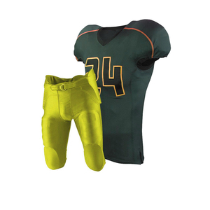 Uniforme football américain personnalisé sublimation respirant séchage rapide polyester avec coutures renforcées vente en gros en usine - Product Image 1