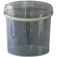 Seau d'emballage personnalisable de 5 gallons en plastique de qualité alimentaire, écologique, pour yaourt et peinture, avec poignée, logo imprimé et couleur personnalisée