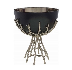 Tazón redondo de metal para servir frutas de calidad superior en acero inoxidable con acabado pulido Ideal para uso en restaurantes de artículos de hotel - Product Image 3