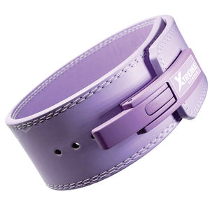 Cinturón de Levantamiento de Pesas de Cuero Vacuno Resistente y Transpirable con Hebilla de Palanca de Acero, Cinturón de Compresión para Entrenamiento de Crossfit y Gimnasio - Product Image 3
