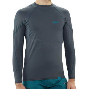 Camiseta de Compresión (Rash Guard) de Manga Larga para Hombre, Calidad Premium, Colores Personalizados, Material Spandex/Nylon/Poliéster, Logotipo Personalizado, Servicio OEM - Product Image 3