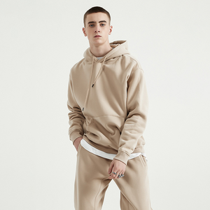 Heavyweight Cotton Blend Winter Digital Bulk Wholesale Fashion Oversized Hooded Tops Long Sleeve Drawstring <b>Jumper</b> Soft - Product Image 4