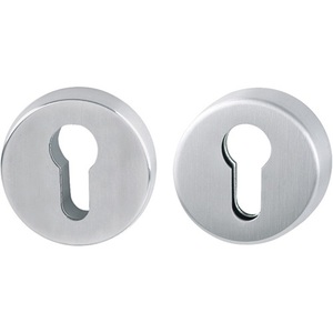 HOPPE 15 mm Épaisseur Acier Inoxydable F69 Cache-Quincaillerie Ronde Protectrice pour Poignée de Porte Paire E42ZNSB/42HS Sans Cache-Cylindre - Product Image 1