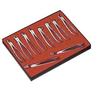 ชุดคีมถอนฟันเครื่องมือผ่าตัดทางทันตกรรมทำจากสแตนเลส - Product Image 3