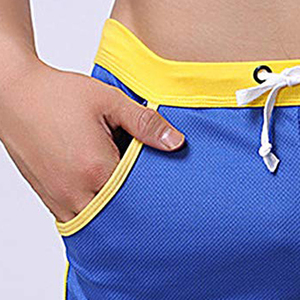 Short de fitness pour hommes, jogging de basket-ball uni en maille, shorts de gym pour hommes avec impression de logo personnalisé à prix bon marché - Product Image 2