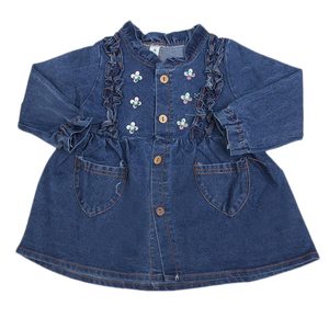 เสื้อยีนส์เด็กผู้หญิง - สีฟ้า - Product Image 3
