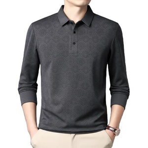 เสื้อเชิ้ตแฟชั่นผู้ชายแขนยาวสไตล์ลำลองสำหรับฤดูใบไม้ผลิ/ฤดูใบไม้ร่วงปี 2026  ผ้าทอเนื้อนุ่มระบายอากาศดี  ปักลาย  คอปก  ทันสมัย - Product Image 5