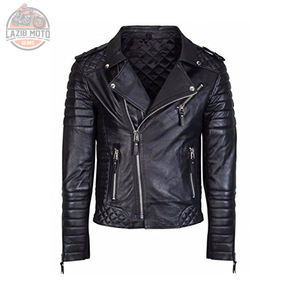 Meilleure vente hiver nouvelle veste de moto imperméable pour femmes Logo personnalisé vestes en cuir véritable pour femmes - Product Image 6
