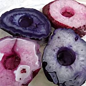 Bougeoirs en Agate polis à la main pour le Festival de noël, artisanat en cristal, pierres naturelles, roches, minéraux, bougeoirs, vente en gros - Product Image 3