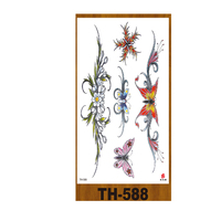 Tatouages temporaires pour femmes Runzio TH Series, motif cœur floral, pour le dos, la taille, le ventre, sexy, 62x420mm, durent 3 à 7 jours