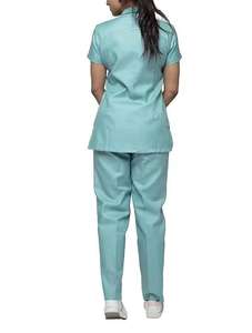 Uniforme Médico Personalizado con Logotipo 2025 para Mujer, Uniforme de Enfermería para Hospital con Manga Corta, Tejido de Punto, Diseño Unisex - Product Image 5