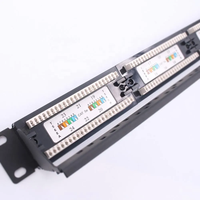Panneau de brassage IDEX Cat5e UTP 1U 24 ports avec gestion des câbles