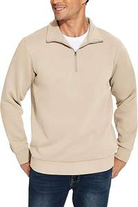 เสื้อกันหนาวผ้าฝ้ายสวมหัวมีซิปแบบสวมหัว - Product Image 5