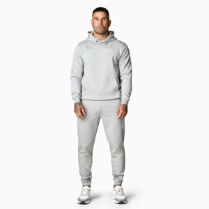 High Quality Custom Pullover Blank Men Sweat With Pocket <strong>Tracksuits</strong> Set Blank Jogging Suits Men Sweatsuit - Product Image 1
