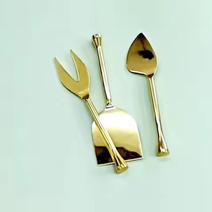 Juego de cuchillos para queso de acero inoxidable de excelente calidad con diseño moderno, cuchillos para queso, mango de madera para restaurante, boda - Product Image 3