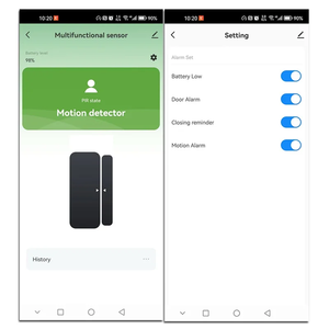 Wifi Cảm biến cửa, cửa thông minh và cửa sổ cảm biến báo động, cảm biến đa chức năng cho an ninh nhà tương thích với Alexa - Product Image 6