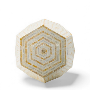 Tabourets en nacre en gros, meubles en incrustation de coquillages faits à la main pour la vente au détail de meubles de luxe - Product Image 2