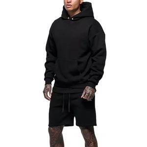 Nueva Sudadera con Capucha Moderna con Botones a Presión, 450 g/m², Estilo Holgado, Hombros Caídos, Sudadera Extra Grande para Hombre - Product Image 2