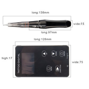 Machine à Microblading de qualité supérieure, stylo de maquillage Permanent Charmant, batterie <span class=keywords><strong>Rechargeable</strong></span> noire, stylo de tatouage sans fil - Product Image 5