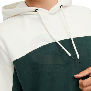 Sweat-shirt pour homme de haute qualité en gros, personnalisé, anti-boulochage, coton et polyester, pull à capuche épais en polaire, uni, écologique - Product Image 6