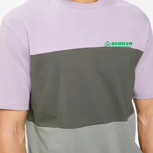 T-shirt d'été pour homme personnalisable, coupe ample, respirant, tissu 180 grammes, motif imprimé, tenue décontractée, design vierge, col rond - Product Image 4