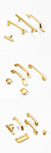 Tirador Redondo de Aleación de Aluminio Color Oro Arena para Muebles, Perilla para Armario, Cajón, Estilo Moderno Minimalista, Modelo G5231 de GQK Hardware - Product Image 3