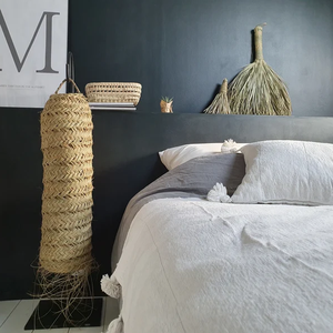 ชุดโคมไฟระย้าหวายจากหญ้าทะเลธรรมชาติ,ของตกแต่งโคมไฟสำหรับห้อง/สินค้าแฮนด์เมดผลิตในเวียดนาม - Product Image 6