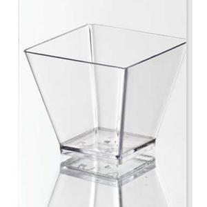 Tasse jetable de crème glacée du polystyrène 60ml pour la forme simple lisse de cône de parties pour de petites quantités - Product Image 1