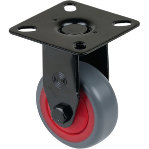 Rueda Fija de 50 mm con Capacidad de Carga de 50 kg, Rodamientos de Bolas de 54x54 mm, Ruedas para Muebles - Product Image 3