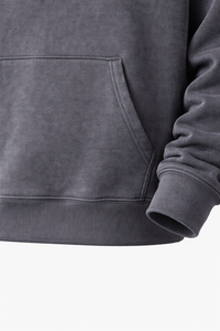 Sudadera con Capucha Personalizada en Color Gris Carbón |   Sudadera con Capucha de Felpa de Algodón y Poliéster |   Sudadera con Capucha Unisex OEM ODM - Product Image 5