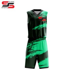 Hot Selling Custom Print Basketball Uniforms High Quality Reversible Sublimated Bsci Wholesale Sportswear - Product Image 4