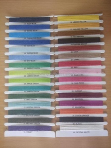 รีไซเคิล OE ฟอกขาวสีขาวเป็นมิตรกับสิ่งแวดล้อม NE 6/1 8/1 10/1 16/1 20/1 24/1 30/1 32/1 เส้นด้ายผสมฝ้ายโพลีถักและทอผ้าใช้ - Product Image 6