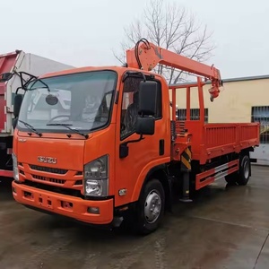 Nouveau <span class=keywords><strong>Camion</strong></span> <span class=keywords><strong>Benne</strong></span> Mini ISUZU 2025 avec <span class=keywords><strong>Grue</strong></span> 4x2 5 Tonnes Diesel Boîte de Vitesses FAST Petite Charge Légère - Product Image 3