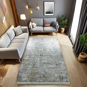 Venta caliente alfombra de poliéster Reversible abstracta moderna más Popular lavable dormitorio infantil sala de estar alfombra modelo alfombras - Product Image 3