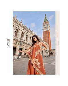 Nueva llegada Premium Crep con cuentas bordado traje mujer moda fabricante y proveedor a la tarifa más baja - Product Image 3