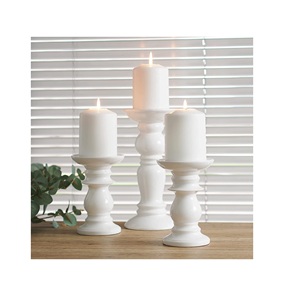 Support de bougie de conception intérieure, bougeoirs de décoration de mariage, Design créatif, bougeoirs décoratifs modernes en céramique - Product Image 2