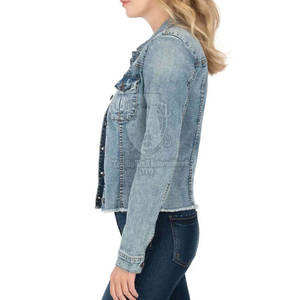 Chaqueta Vaquera de Invierno de Manga Larga a Precio Accesible, Chaqueta Informal con Botones para Mujer - Product Image 3