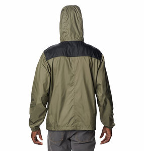 Veste coupe-vent respirante et imperméable sur mesure pour homme, grande taille, avec fermeture éclair, tissu tricoté pour les activités de plein air estivales - Product Image 5